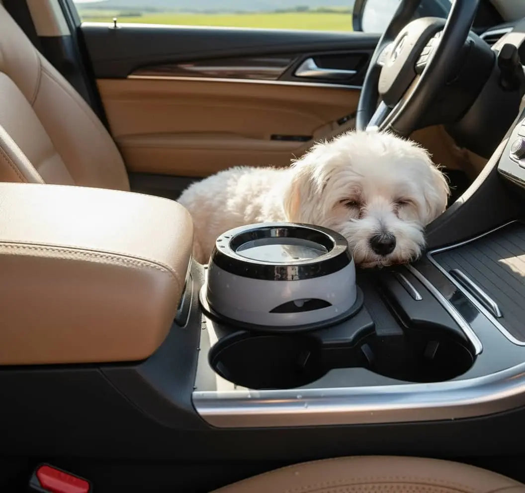Portable Dog Water Bowl - Large Capacity, Non-Spill for Travel