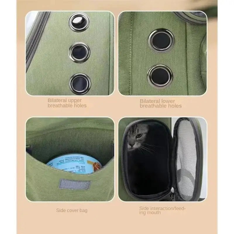 Cat Bubble Backpack Carrier | Breathable - Airline Approved Cat Carrier