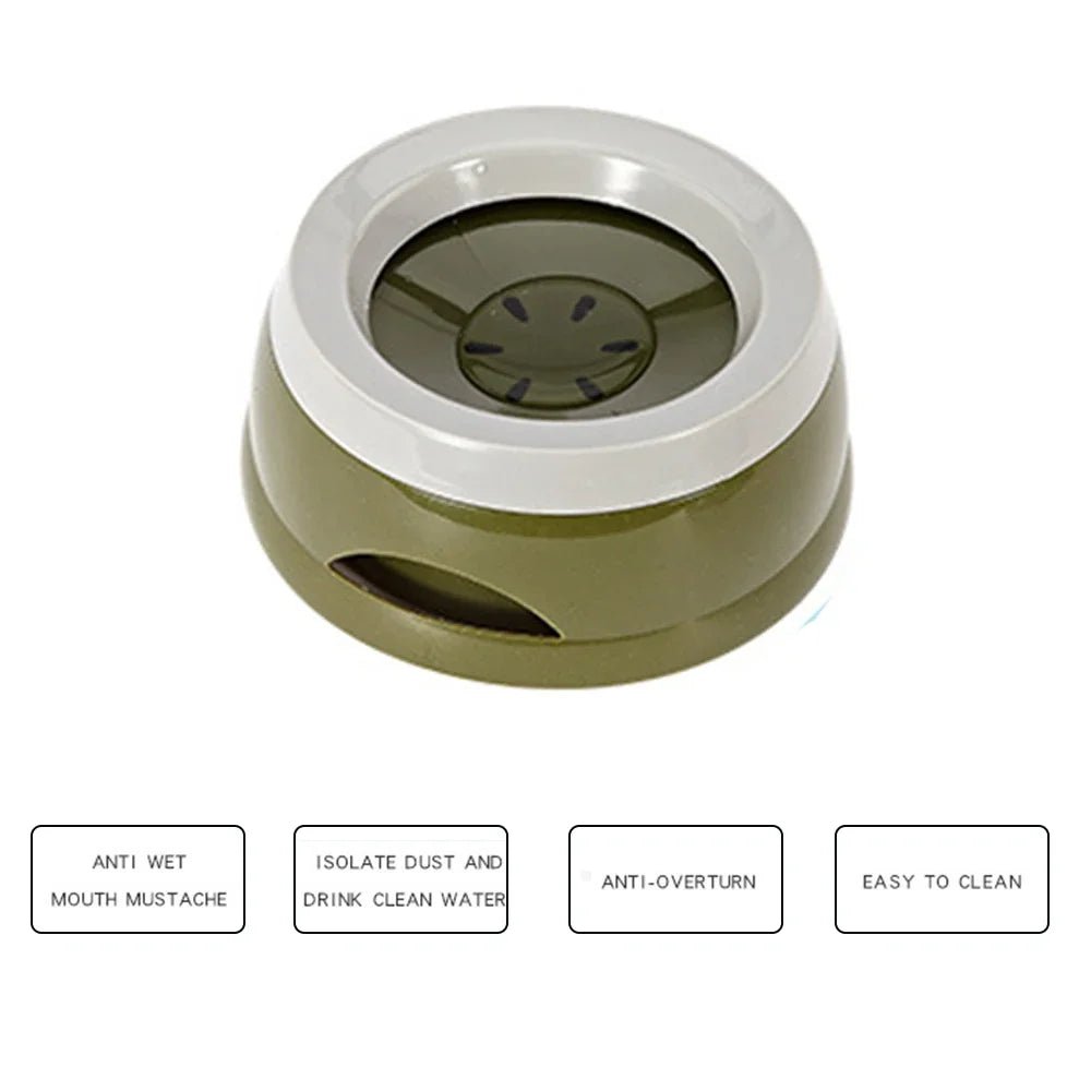 Dog Travel Water Bowl - Non-Spill Floating Design for Vehicles