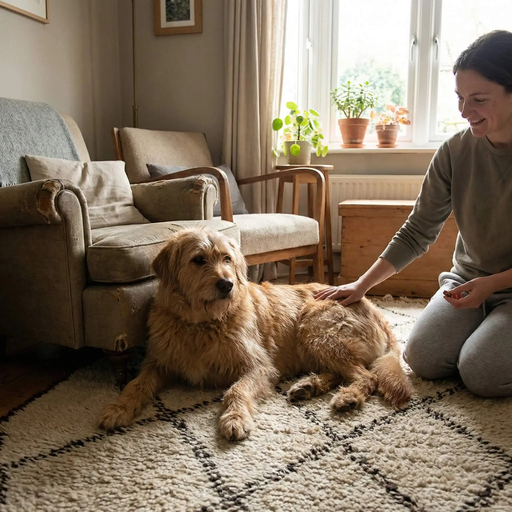 dog with hip dysplasia