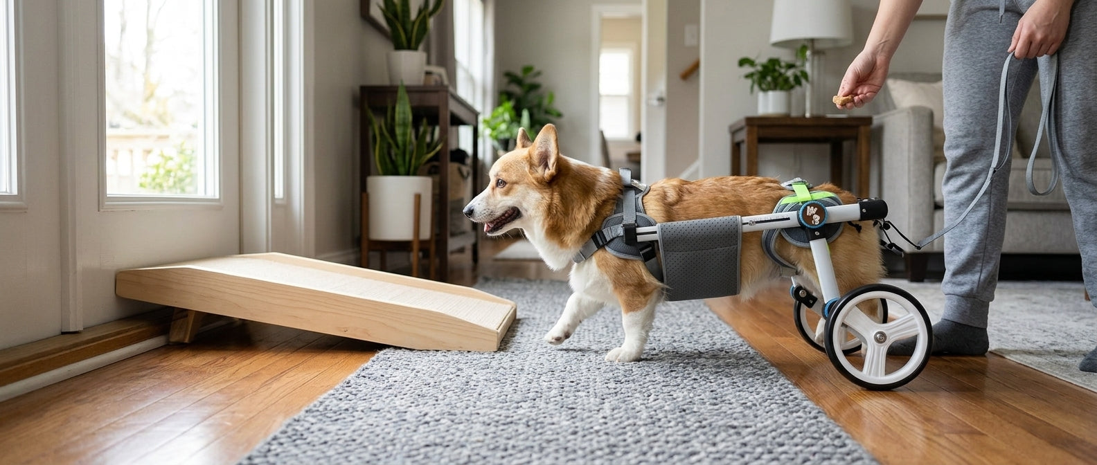 Wheelchair Tips for Corgis, Dachshunds & Long-Back Dogs Safely