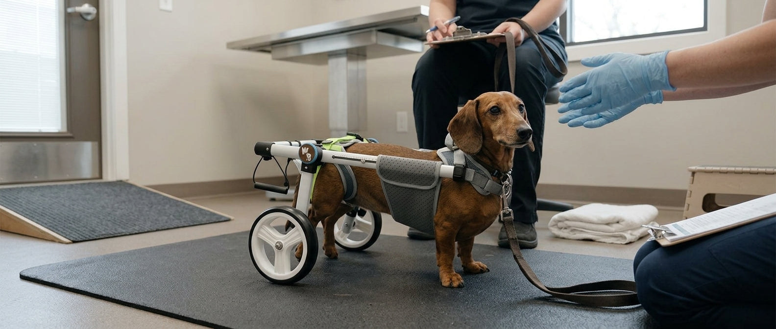 How to Talk to Your Vet About IVDD and Wheelchair Use