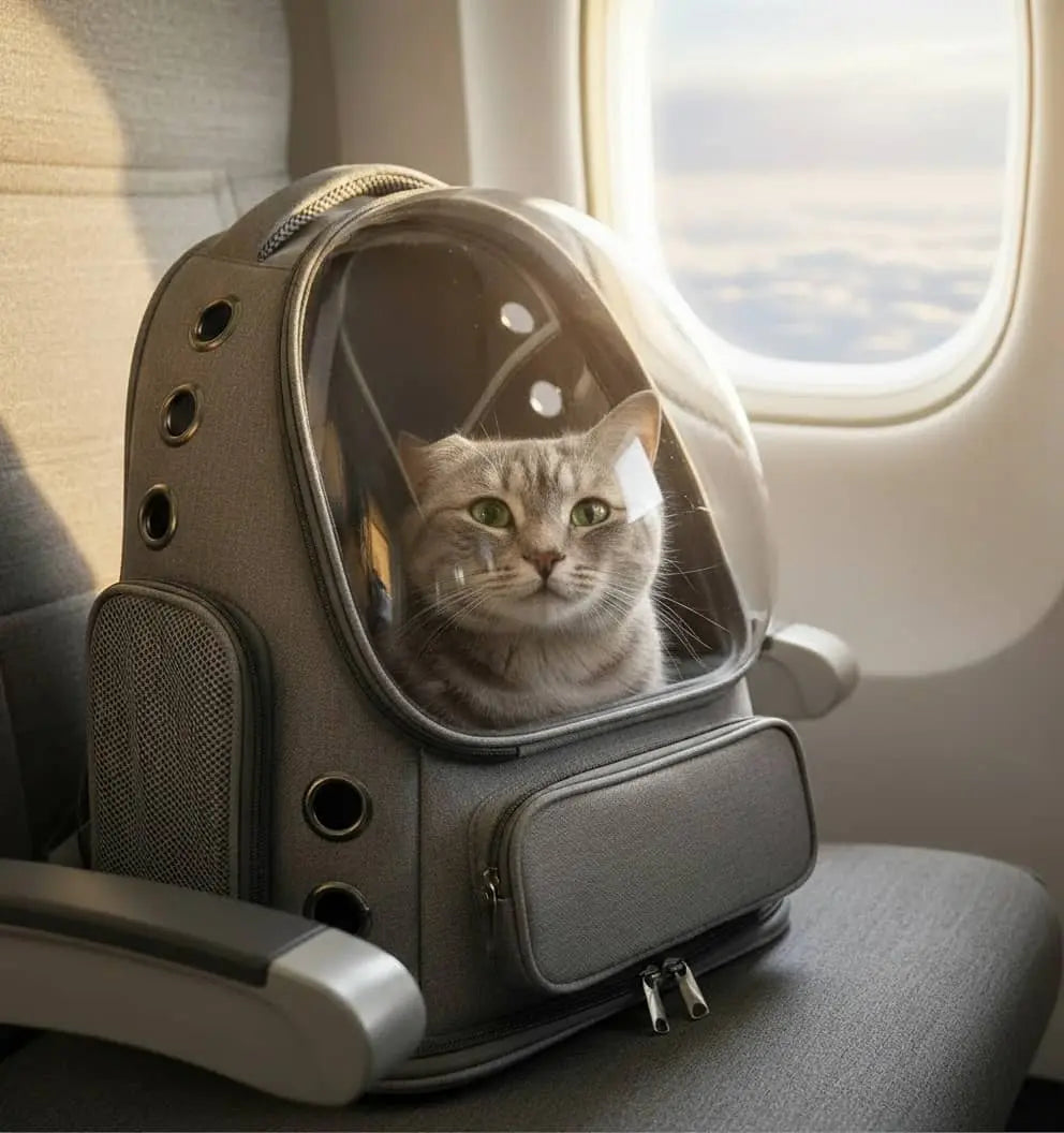 Cat Bubble Backpack Carrier | Breathable - Airline Approved Cat Carrier