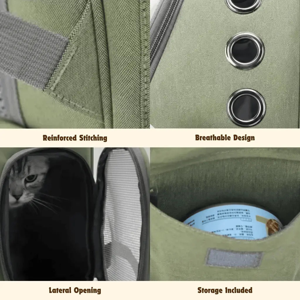 Cat Bubble Backpack Carrier | Breathable - Airline Approved Cat Carrier