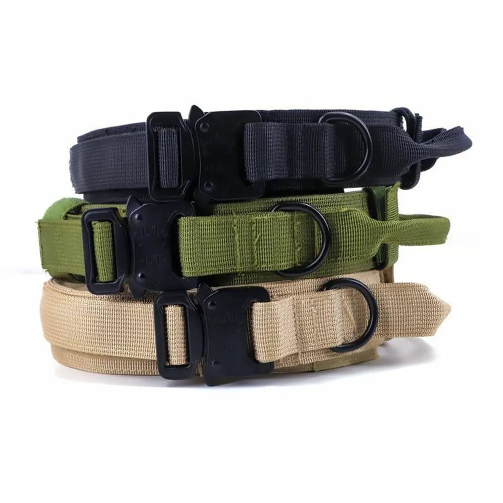 Tactical Dog Collar - Durable for Training & Hunting