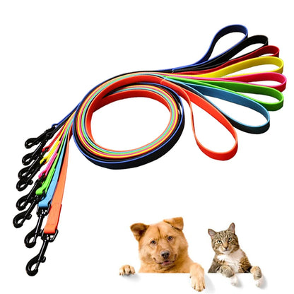 Waterproof PVC Dog Leash and Collar - Easy to Clean, Anti-Dirty