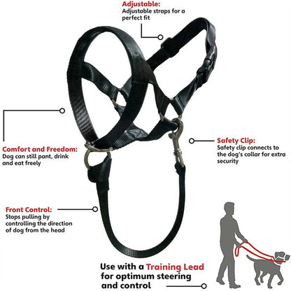 No Pull Dog Head Halter Training Collar | Leader Harness