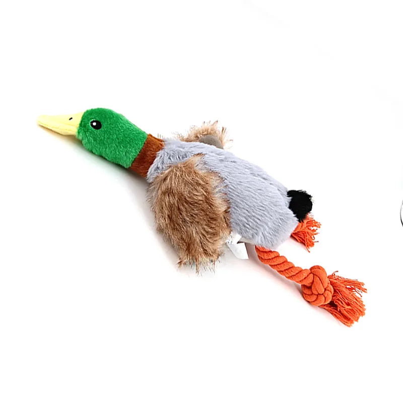 Duck Dog Toy - Plush Squeaky Animal Toy