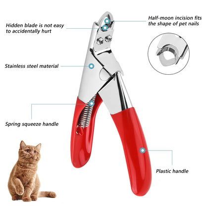 Dog Nail Clippers & Cat Nail Cutter - Safe & Sharp