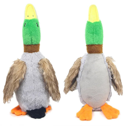 Duck Dog Toy - Plush Squeaky Animal Toy