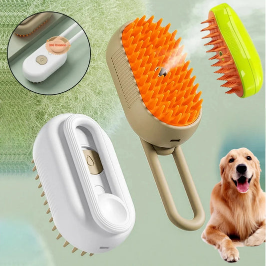 Pet Grooming Brushes for Dogs | Electric Pet Brush and Comb