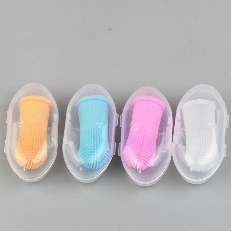 Silicone Cat & Dog Toothbrush - Finger Brush Care