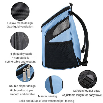 Backpack Pet Carrier | Outdoor Travel Bag for Pets