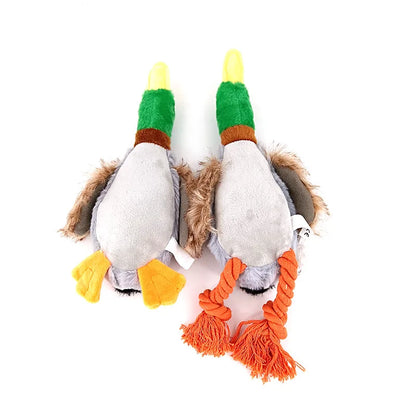 Duck Dog Toy - Plush Squeaky Animal Toy