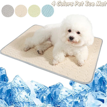 Pet Cooling Mat - Reusable Cooling Pad for Dogs & Cats