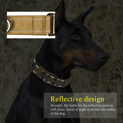 Military Dog Collar for Large Dogs | Ideal for Training & Hunting