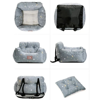 Comfortable Soft Dog Car Seat & Seat Cover