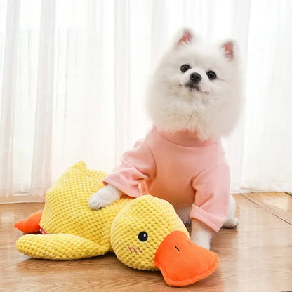 Yellow Duck Dog Toy for Puppies