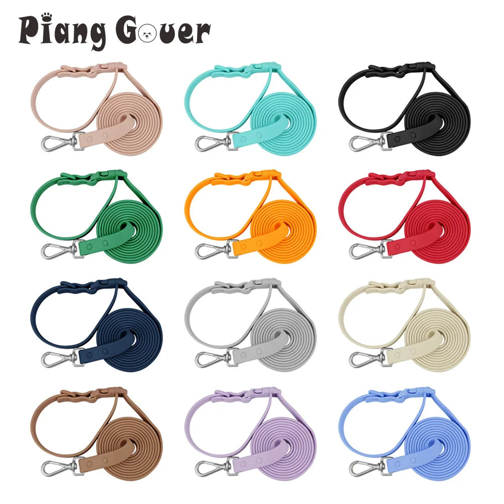 Multi-Functional PVC Dog Leash - Durable for Walking & Training