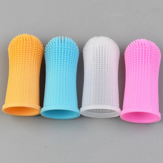 Silicone Cat & Dog Toothbrush - Finger Brush Care