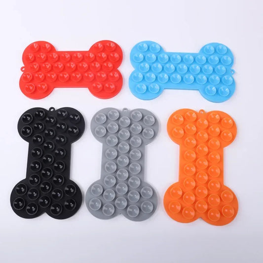 Dog Lick Mat | Silicone Licking Pad for Dogs - Bone Shaped