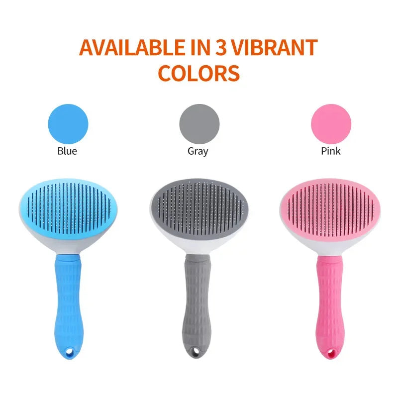 Dog Hair Brush & Cat Comb - For Long Hair Pets