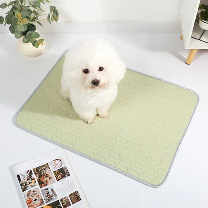 Pet Cooling Mat - Reusable Cooling Pad for Dogs & Cats