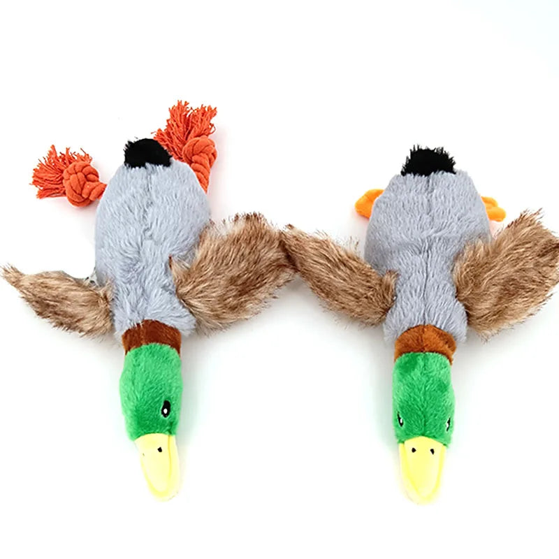 Duck Dog Toy - Plush Squeaky Animal Toy