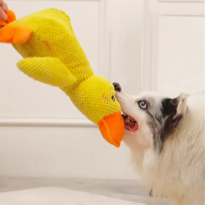 Yellow Duck Dog Toy for Puppies