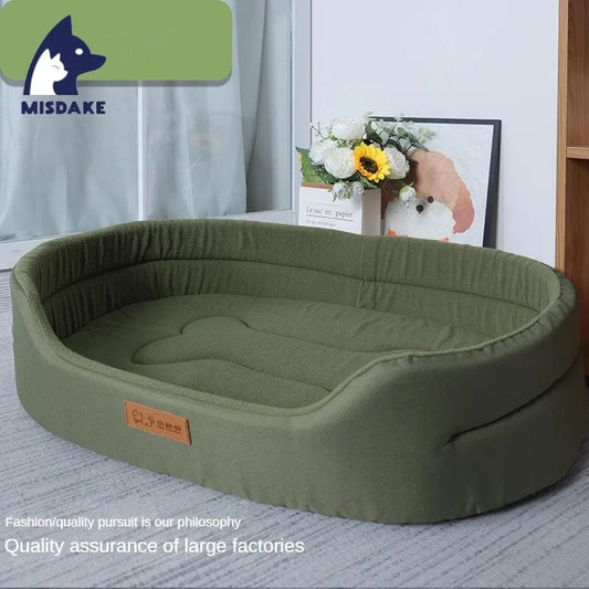 Waterproof Soft Pet Bed - Anti-Mite Cat Sofa & Dog Bed