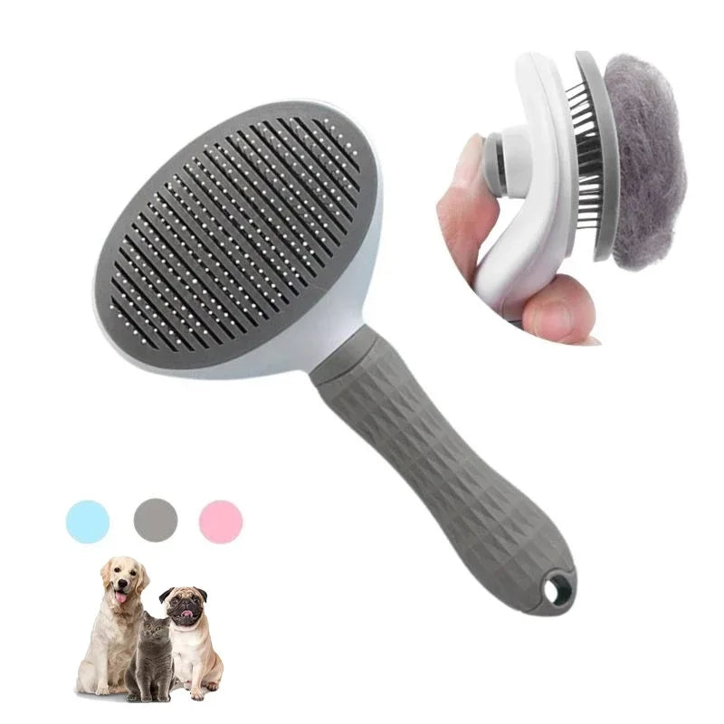 Dog Hair Brush & Cat Comb - For Long Hair Pets