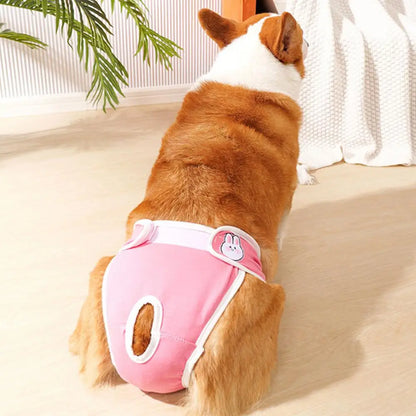 Female Dog Diaper | Dog Menstrual Diapers with Absorbent Pads