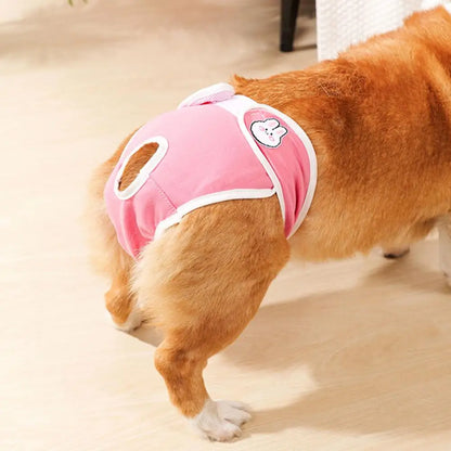 Female Dog Diaper | Dog Menstrual Diapers with Absorbent Pads