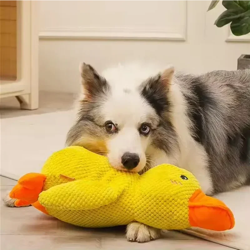 Yellow Duck Dog Toy for Puppies